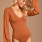 V-neck Balloon Sleeve Tights