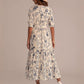 New French Vacation Style Floral Dress