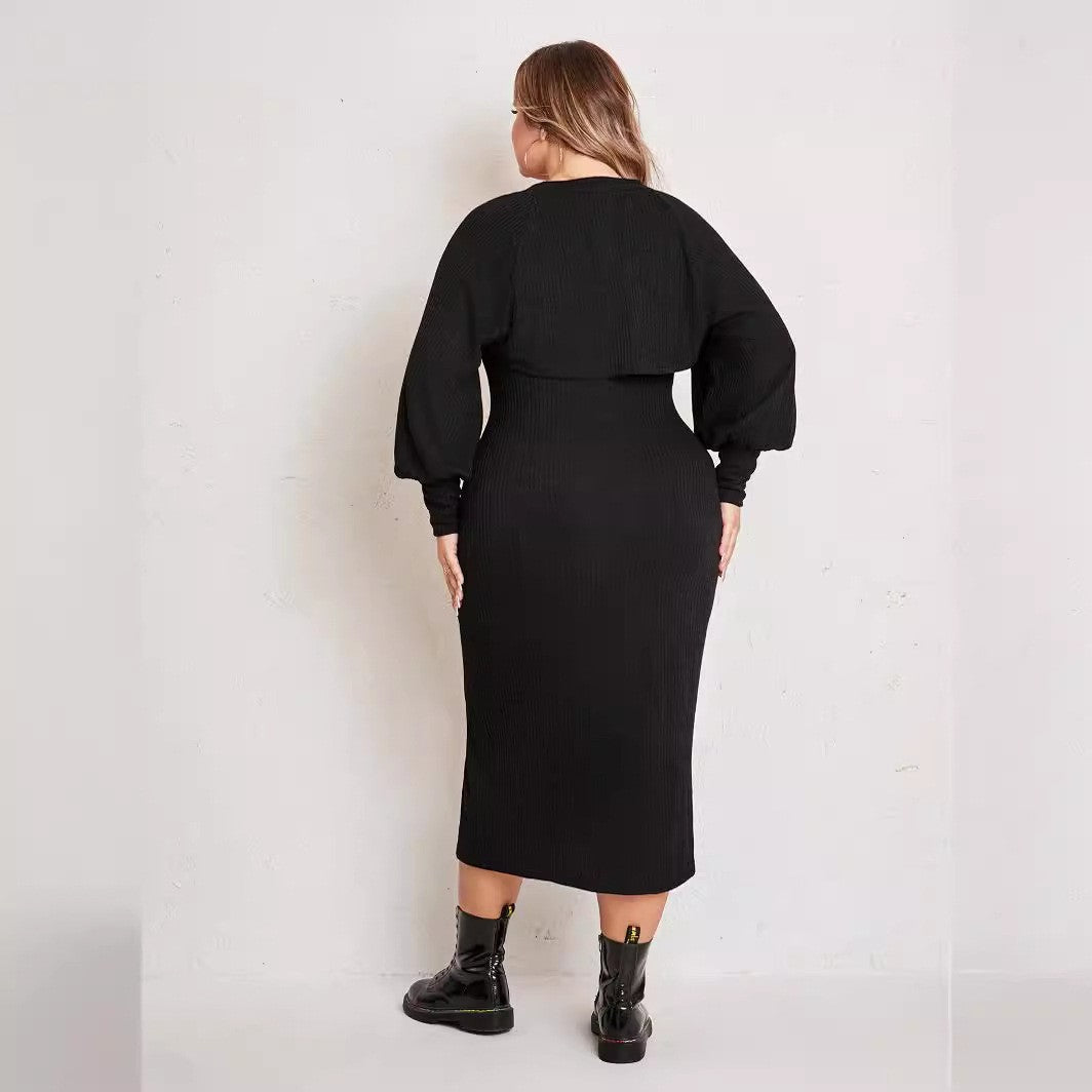 Outerwear Bra Top Backless Dress High Slit