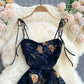 Ladies Chiffon Strap Seaside Resort Dress