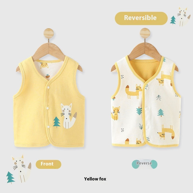 Gilet bébé printemps, automne et été, vêtements pour nouveau-nés en pur coton