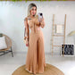 Camisole Pleated Loose Wide Leg Pants Two-piece Set