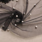 Small Shawl New Black Mesh Pearl Particle Lace