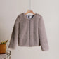 Manteau court uni pour femme, automne et hiver
