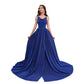 Tube Top Sequins Split Expansion Skirt Dress