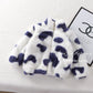 Fleece Padded Coat Puff Velvet Surface Western Style All-matching Baby Boy And Baby Girl Warm Top