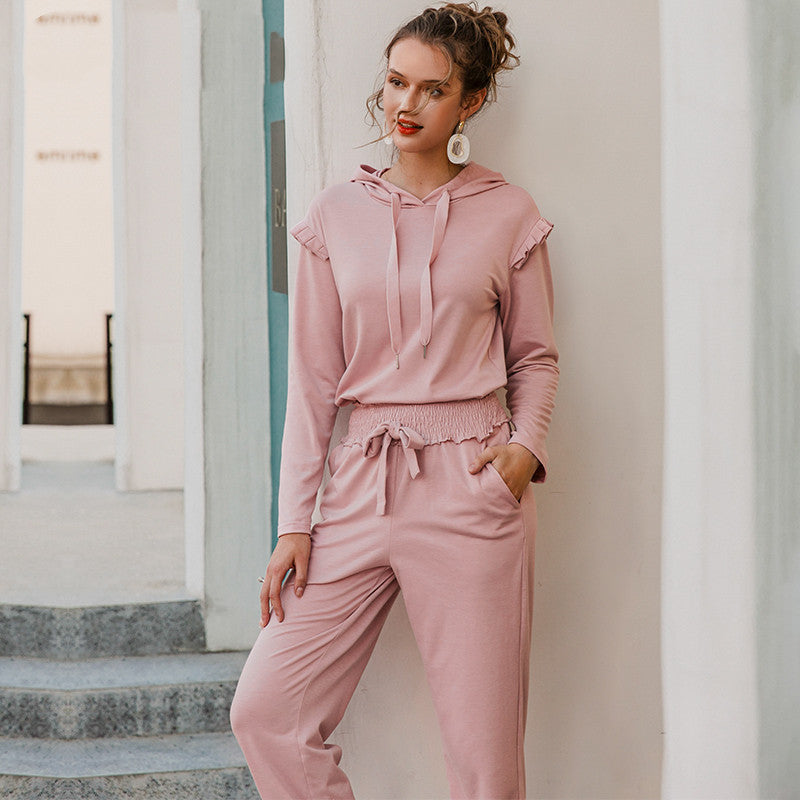 Pantalon deux pièces rouge en filet fin à la mode Fan Yangqi de New Style