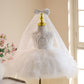 Flower Girl Wedding Girl Puffy Wedding Dress High Sense