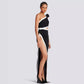 Bandage Dress European And American Shoulder Dress