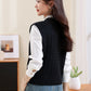 Women's V-neck Twist Knitted Vest