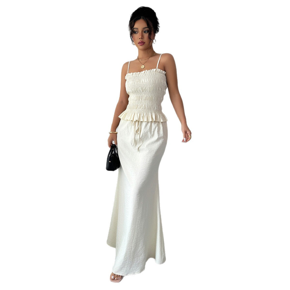 Elegant Style Camisole And Bodycon Skirt Women's Suit