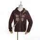 Women's Sweater With Fleece Pockets And Butterfly Zipper Cardigan