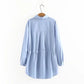 Waist Long-sleeved Shirts Are Stylish And Slim All-match