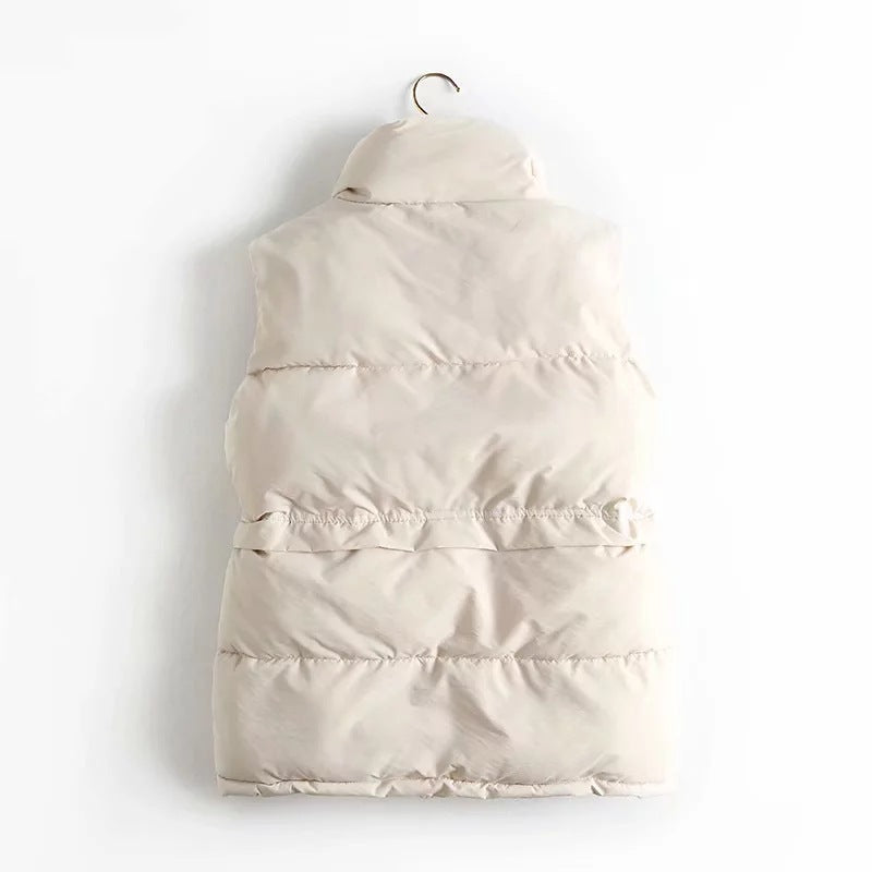 Mid-length Simple Waistcoat For Ladies