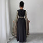Womens Casual Long-sleeve Flared Dress