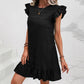 Plus Size Ruffled Sleeveless Women's Dress