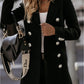 Manteau Nizi croisé à manches longues et col blazer