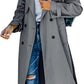 Women's Fashion Casual Solid Color Windbreaker Jacket