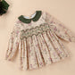 Handmade Cotton Long-sleeved Printed Princess Dress