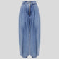 High Waist Zipper Denim Loose Harem Pants