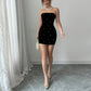 Women's Sleeveless Cold-shoulder Hip Skirt