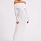 Off-neck Backless Private Clothing Socialite Dress