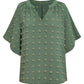 Spring And Summer Women's Clothing Casual Style V-neck Solid Color Fur Ball Top