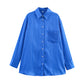 Loose Striped Shirt Pajamas Pants Suit