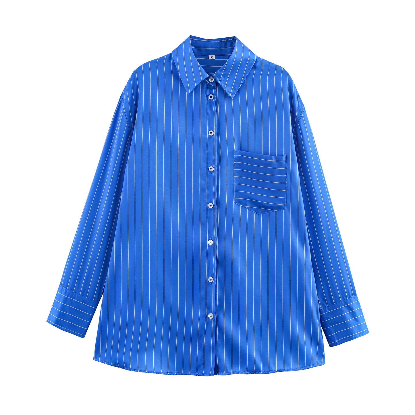 Loose Striped Shirt Pajamas Pants Suit