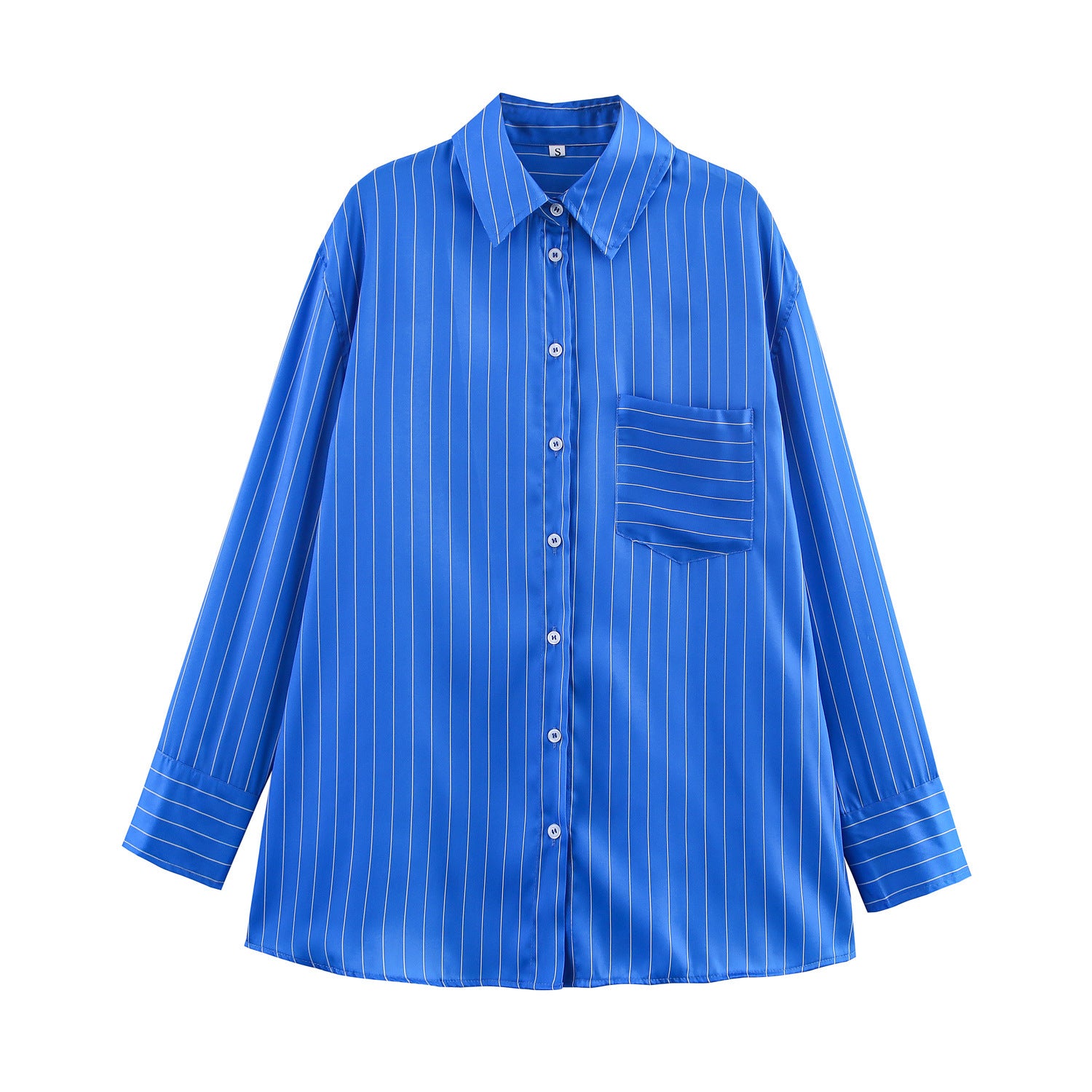 Loose Striped Shirt Pajamas Pants Suit