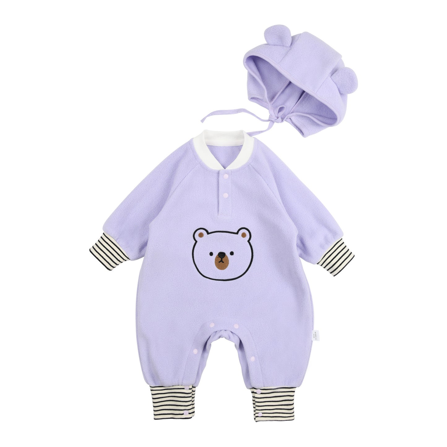 Baby Jumpsuits Autumn And Winter Polar Fleece Bear Baby Jumpsuit