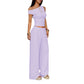 Womens Two Piece Set Tank Top And Wide Leg Pants
