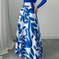 New Stylish Elegant Retro-inspired Casual Loose-fit Printed Dress