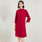 Robe à manches longues, élégante et tendance