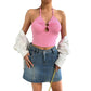 Women's Fashion Personality Slim Fit Halter Top