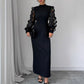New Arrival Elegant Lace-spliced Dress With A Stand-up Collar