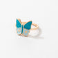 Cute Cartoon Dripping Oil Ins Wind Color Multi-element Single Ring