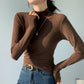 Half Turtleneck Bottoming Shirt Inner Wear Long Sleeve T-shirt Top