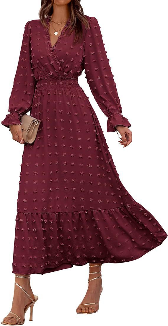 Elegant Cross-Border Fit-and-Flare Jacquard Dress