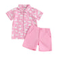 Ensemble chemise et short à imprimé animal pour enfant