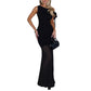 Unique Elegant Off-shoulder Mesh Dress With Flowing Ribbons