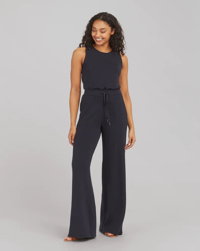 Combinaison pantalon à lacets tendance pour femme