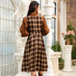 British College Style Vest A-line Skirt