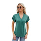 Fashion Short Sleeve T-shirt Top For Women