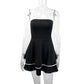 Women's Fashion Backless Tube Top Cake Dress