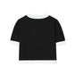 Contrast Color Beaded Leather Round Neck Top Stretch High-waisted Trousers Suit