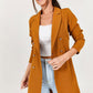 European And American Women's Casual Double-breasted Suit Jacket