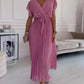 Fashion Personality Lady Solid Color Dress