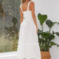 Robe trapèze à bretelles tendance pour femme