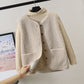 Gilet en peluche polyvalent pour l'automne et l'hiver